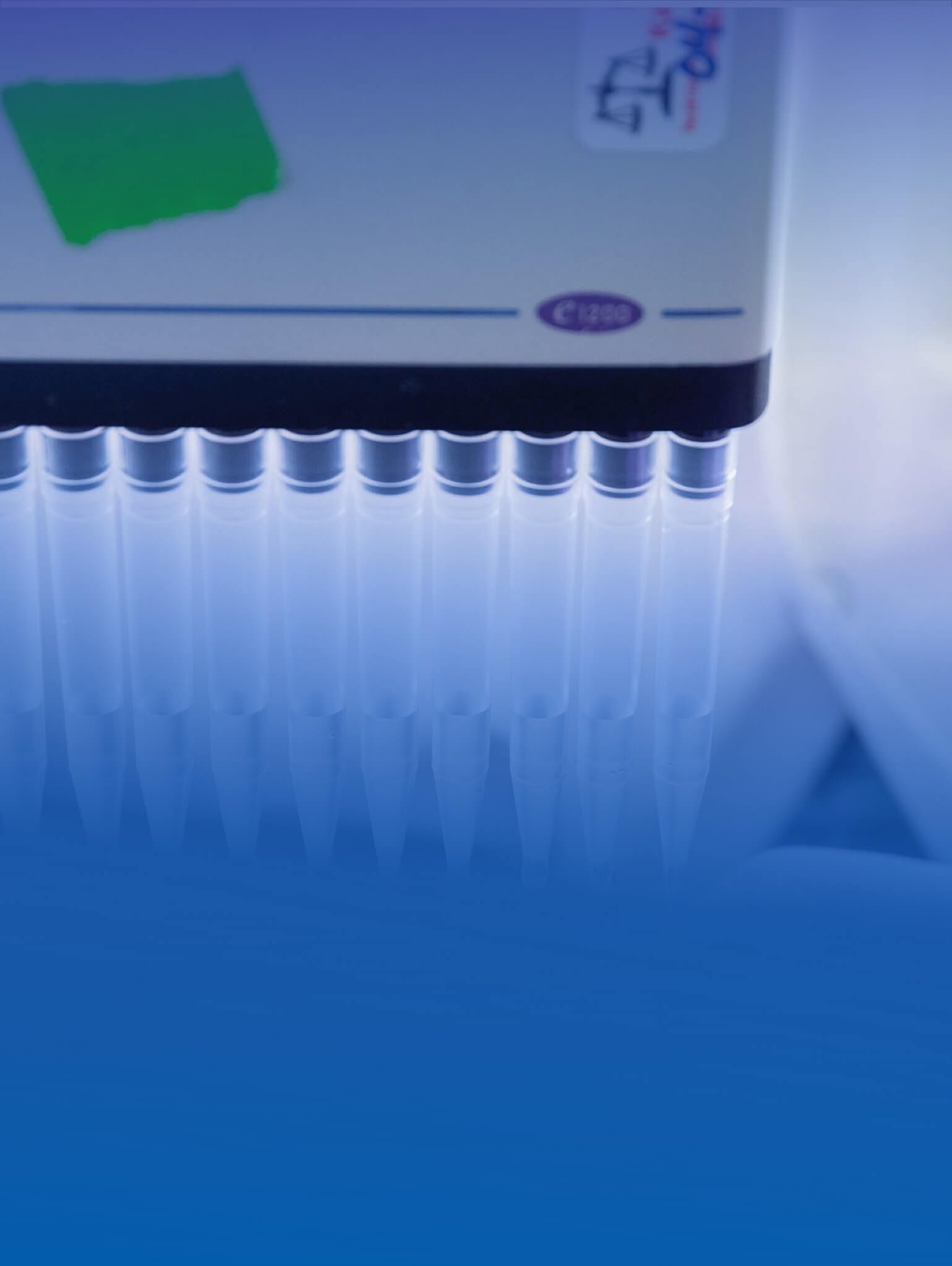 Scientist working in a medical facility
