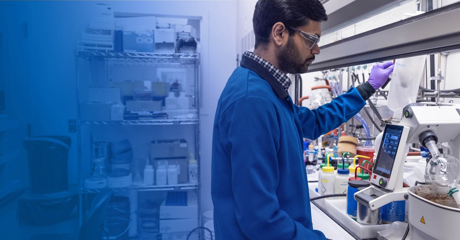 Scientist working in a lab