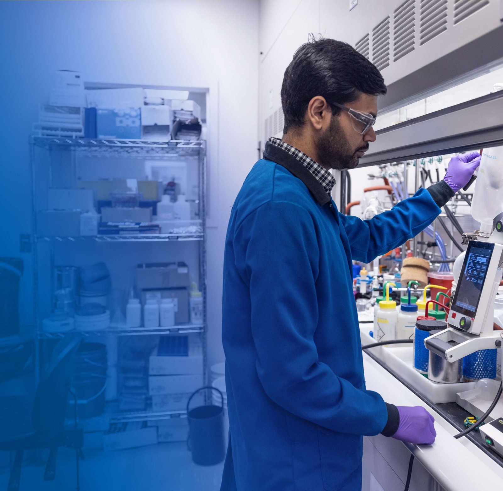Scientist working in a lab